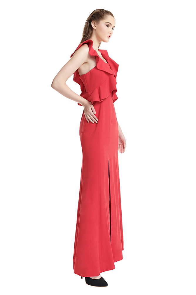 side view of the dress
